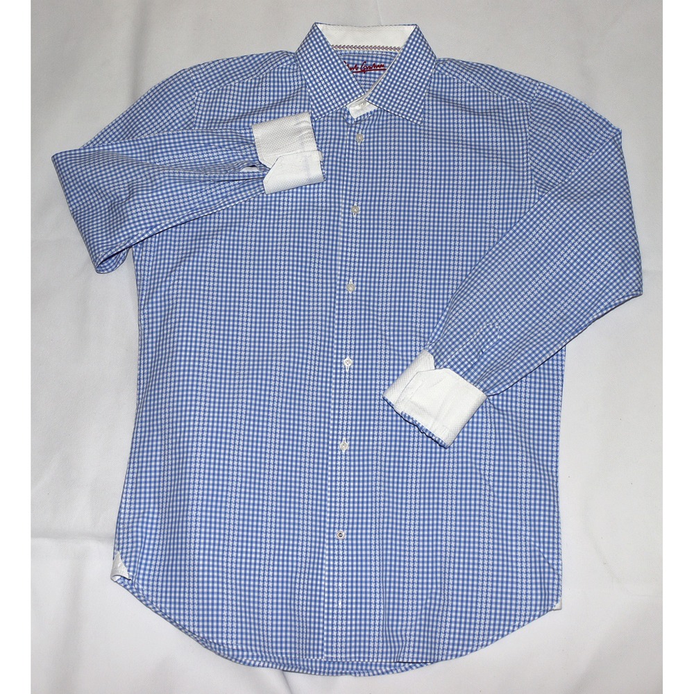 Robert Graham Mens Long Sleeve Button Front Shirt Size Medium